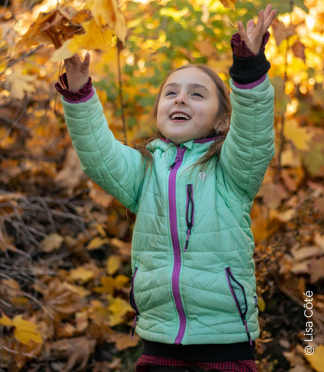 Manteau matelassé Acacia pour fille