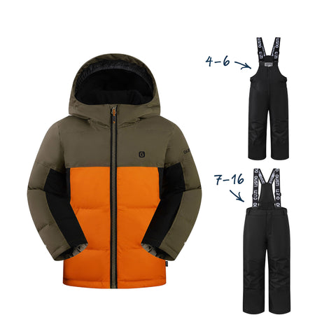Benito Boys Snowsuit - Pumpkin