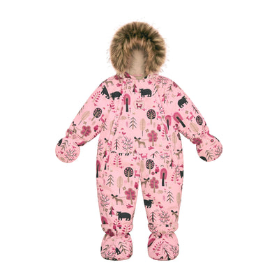 Bambi Girls Baby One-Piece Suit - Rose