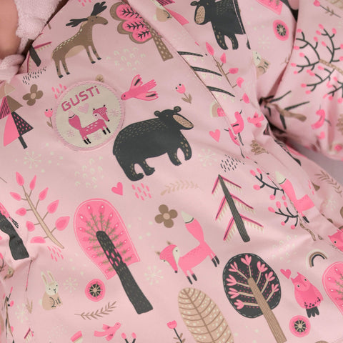 Bambi Girls Baby One-Piece Suit - Rose