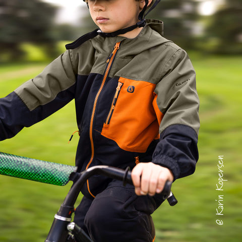 Manteau doublé polaire garçon Ferris - Earth