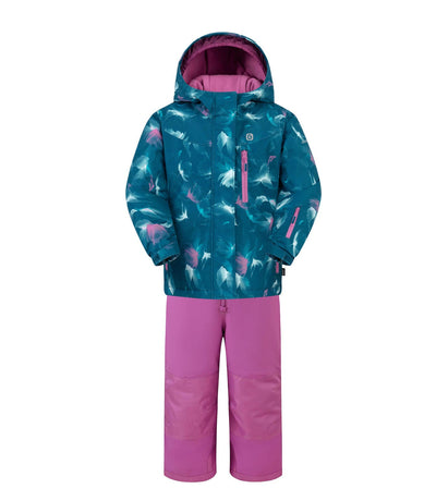 Hazel Girls Snowsuit - Ocean