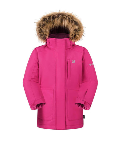 Isla Girls Parka - Fuschia