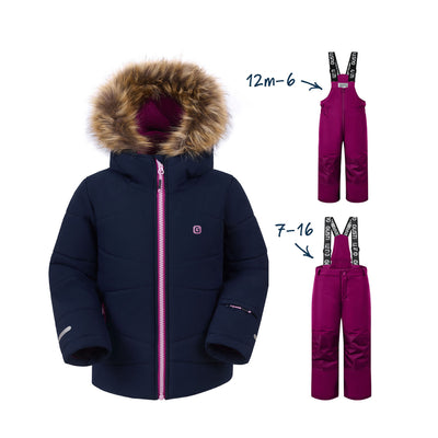 Habit de neige fille Izzy - Midnight
