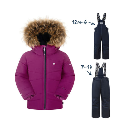Habit de neige fille Izzy - Wild Aster