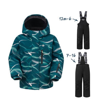 Jolie Girls Snowsuit - Deep Sea
