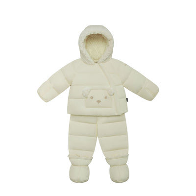 Logan Unisex Baby Two-Piece Suit - Cream