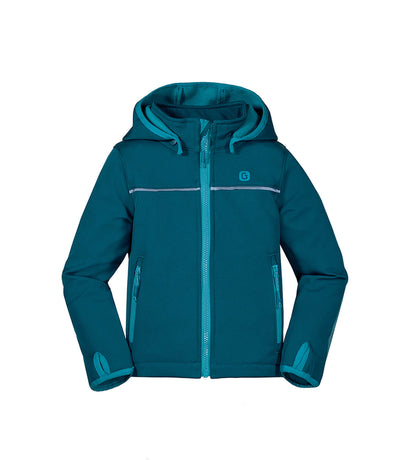 Veste coquille magique garçon Nolan - Abyss/Seafoam