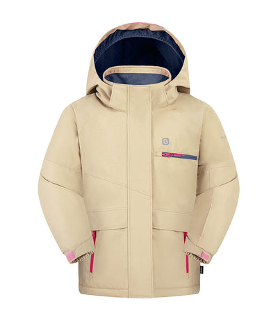 Raya Girls Winter Jacket - Tan