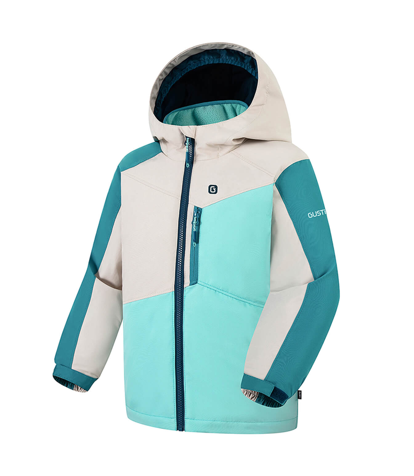 Oatmeal/Teal