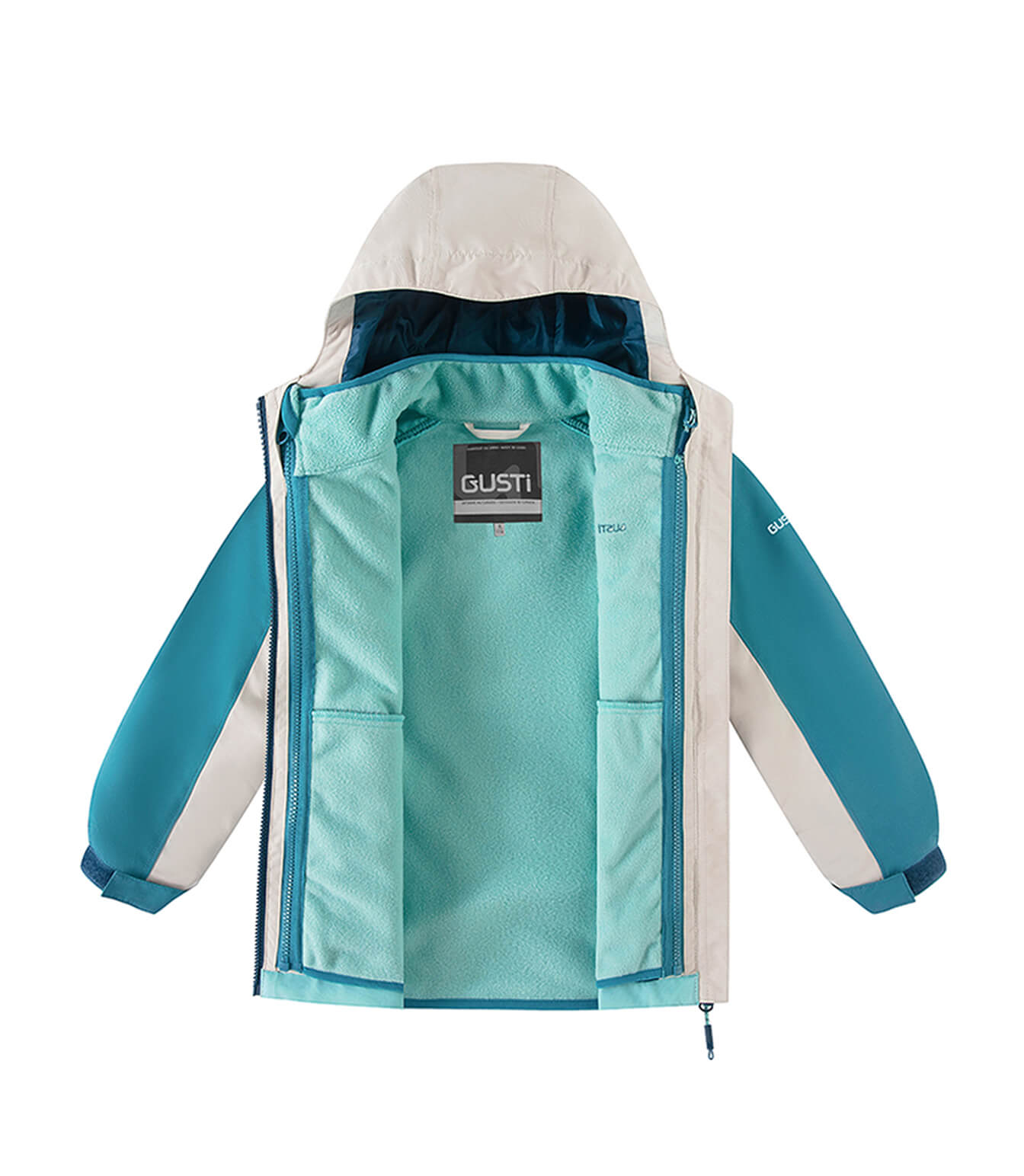 Oatmeal/Teal
