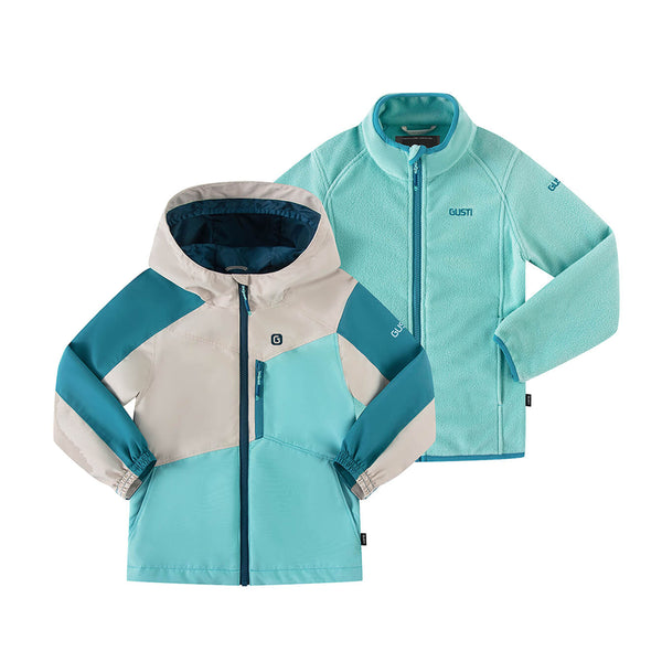 Ruby Girls 3-in-1 Jacket - Oatmeal/Teal – Gusti Canada