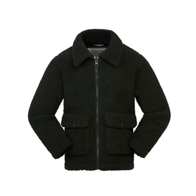 Sasha Girls Sherpa Jacket - Black