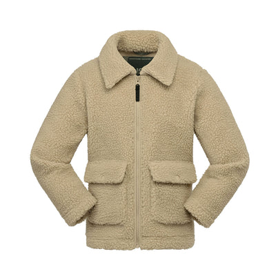 Sasha Girls Sherpa Jacket - Caramel