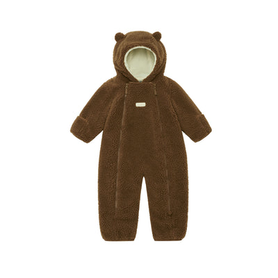 Sawyer Unisex Baby One-Piece Suit - Walnut