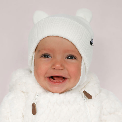 Toby Infant Winter Hat - Cream